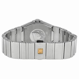 Omega Constellation Diamond Black Dial Stainless Steel Ladies Watch 123.10.27.60.51.002