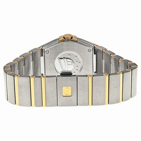 Omega Constellation Diamond Mother of Pearl Dial Yellow Gold and Stainless Steel Ladies Watch 123.20.27.60.55.002