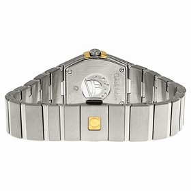 Omega Constellation Diamond Mother of Pearl Yellow Gold and Steel Ladies Watch 123.20.24.60.55.006