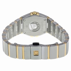 Omega Constellation Gold Diamond Dial Steel and Gold Ladies Watch 12320246058002