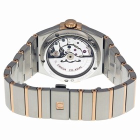 Omega Constellation Grey Dial Steel and 18kt Rose Gold Automatic Men's Watch 12320382106002