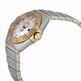 Omega Constellation Mother of Pearl Dial Stainless Steel and 18kt Rose Gold Ladies Watch 12320312005001