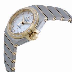 Omega Constellation Mother of Pearl Dial Steel and 18kt Yellow Gold Ladies Watch 12325272055004
