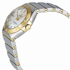 Omega Constellation Mother of Pearl Dial Steel and Yellow Gold Ladies Watch 123.