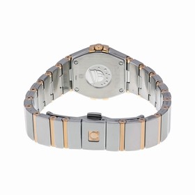 Omega Constellation Mother of Pearl Diamond Dial Steel and Rose Gold Ladies Watch 123.25.24.60.55.006