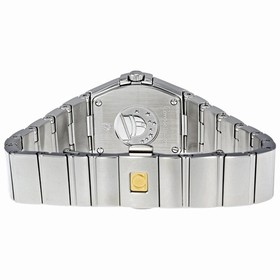 Omega Constellation Polished Quartz Black Dial Ladies Watch 12315246051002