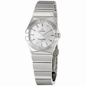Omega Constellation Polished Stainless Steel Ladies Watch 12310276002002