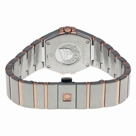 Omega Constellation Red Gold Mother of Pearl Diamond Stainless Steel and 18kt Rose Gold Ladies Watch 12320276057002