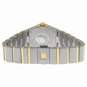 Omega Constellation Silver Dial Stainless Steel and Gold Ladies Watch 123.20.24.60.02.002