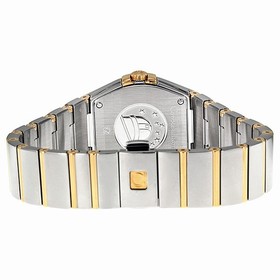 Omega Constellation Silver Dial Yellow Gold and Stainless Steel Ladies Watch 12320276002004