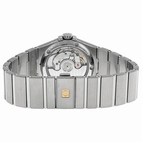 Omega Constellation Silver Diamond Dial Stainless Steel Ladies Watch 123.10.35.20.52.002