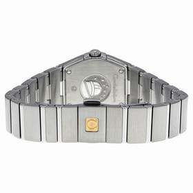 Omega Constellation Star Black Dial Stainless Steel Ladies Watch 12315246001001