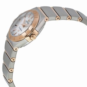 Omega Constellation Two Tone Rose Gold Ladies Watch 12320246005001