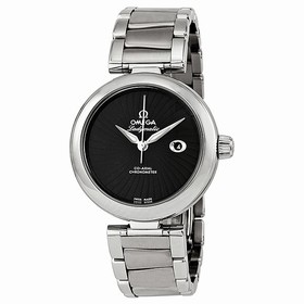 Omega De Ville Ladymatic Automatic Black Dial Stainless Steel Ladies Watch 425.30.34.20.01.001