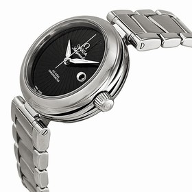 Omega De Ville Ladymatic Automatic Black Dial Stainless Steel Ladies Watch 425.30.34.20.01.001