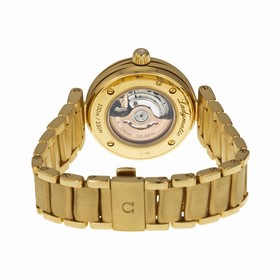 Omega De Ville Ladymatic Mother of Pearl Dial 18K Yellow Gold Diamond Ladies Watch 42565342055002