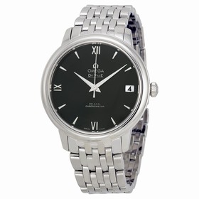 Omega De Ville Prestige Automatic Black Dial Stainless Steel Ladies Watch 42410332001001
