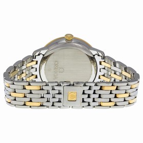 Omega De Ville Prestige Automatic Champagne Dial Stainless Steel and Gold Men's Watch 42420332008001