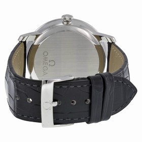 Omega De Ville Prestige Blue Dial Black Leather Men's Watch 42413402103001