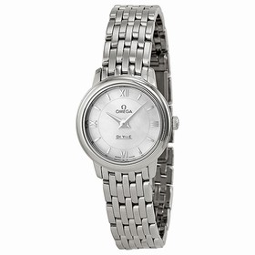 Omega De Ville Prestige Mother of Pearl Dial Stainless Steel Ladies Watch 42410246005001