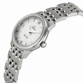 Omega De Ville Prestige Mother of Pearl Dial Stainless Steel Ladies Watch 42410246005001