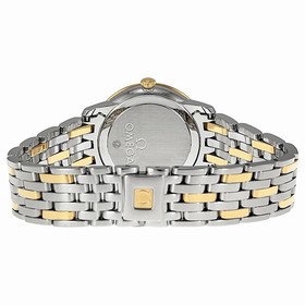 Omega De Ville Prestige Quartz Diamond Mother of Pearl Dial Two-Tone Ladies Watch 424.20.27.60.55.001