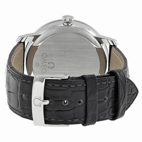 Omega De Ville Prestige Silver Dial Black Leather Men's Watch 424.13.40.21.02.001