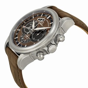 Omega Deville Chronoscope Brown Dial Stainless Steel Men's Watch 42213445213001