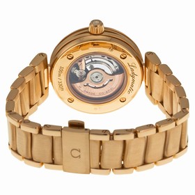 Omega Deville Ladymatic Mother of Pearl Dial 18kt Rose Gold Ladies Watch 42565342055001
