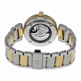 Omega DeVille Ladymatic Mother of Pearl Stainless Steel and Yellow Gold Ladies Watch 42525342055002