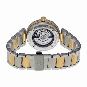 Omega DeVille Ladymatic Mother of Pearl Steel and 18kt Yellow Gold Ladies Watch 42520342055002