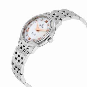 Omega DeVille Mother of Pearl Dial Stainless Steel Ladies Watch 42410276055001