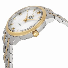Omega DeVille Prestige Mother of Pearl Dial Steel and Yellow Gold Ladies Watch