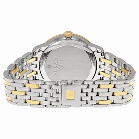 Omega DeVille Prestige Mother of Pearl Dial Steel and Yellow Gold Ladies Watch