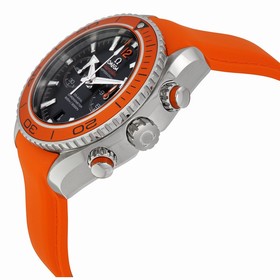 Omega Planet Ocean Chronograph Orange Rubber Strap Men's Watch 23232465101001