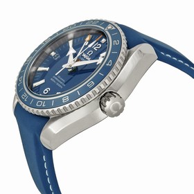 Omega Planet Ocean GMT Blue Dial Blue Rubber Men's Watch 23292442203001