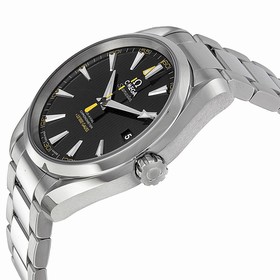 Omega Seamaster Aqua Terra Black and Yellow Dial Men's Watch 23110422101002
