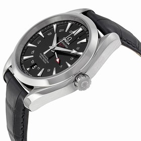 Omega Seamaster Aqua Terra Black Dial GMT Men's Watch 23113432201001