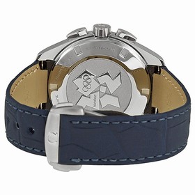 Omega Seamaster Aqua Terra Olympic Blue Dial Blue Leather Men's Watch 52223445003001