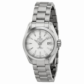 Omega Seamaster Aqua Terra Teak-opaline Silver Dial Steel Ladies Watch 231.10.30.20.02.001