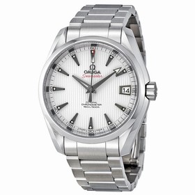 Omega Seamaster Aqua Terra White Dial Stainless Steel Men's Watch 23110392154001