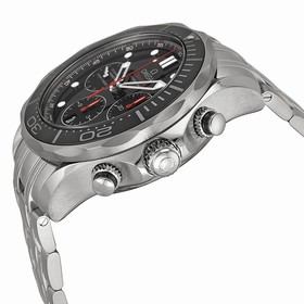 Omega Seamaster Automatic Chronograph Black Dial Stainless Steel Men's Watch 21230445001001