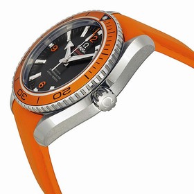 Omega Seamaster Planet Ocean Automatic Black Dial Orange Rubber Men's Watch 23232422101001
