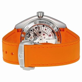 Omega Seamaster Planet Ocean Automatic Black Dial Orange Rubber Men's Watch 23232422101001