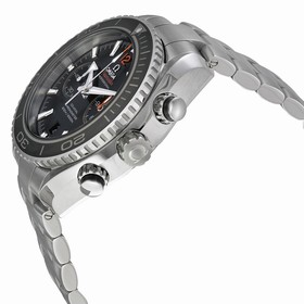 Omega Seamaster Planet Ocean Black Dial Chronograph Stainless Steel Men's Watch