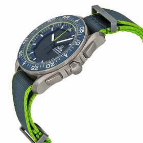 Omega Skywalker X-33 Chronograph Analog Digital Dial Blue and Green Nylon Men's Watch 31892457903001