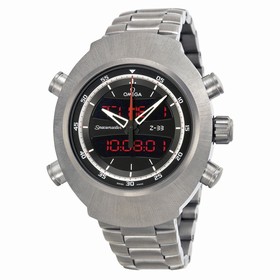 Omega Spacemaster Black Dial Stainless Steel Men's Watch 32590437901001