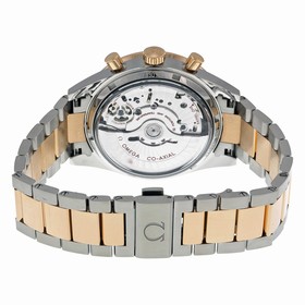 Omega Speedmaster Black Dial Chronograph Steel and 18kt Rose Gold Automatic Men's Watch 33120425101002
