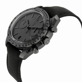 Omega Speedmaster Moonwatch Dark Side of the Moon "Black Black" Chronograph Black Dial Black Nylon Men's Watch 31192445101005