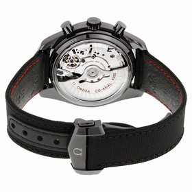 Omega Speedmaster Moonwatch Dark Side of the Moon "Black Black" Chronograph Black Dial Black Nylon Men's Watch 31192445101005